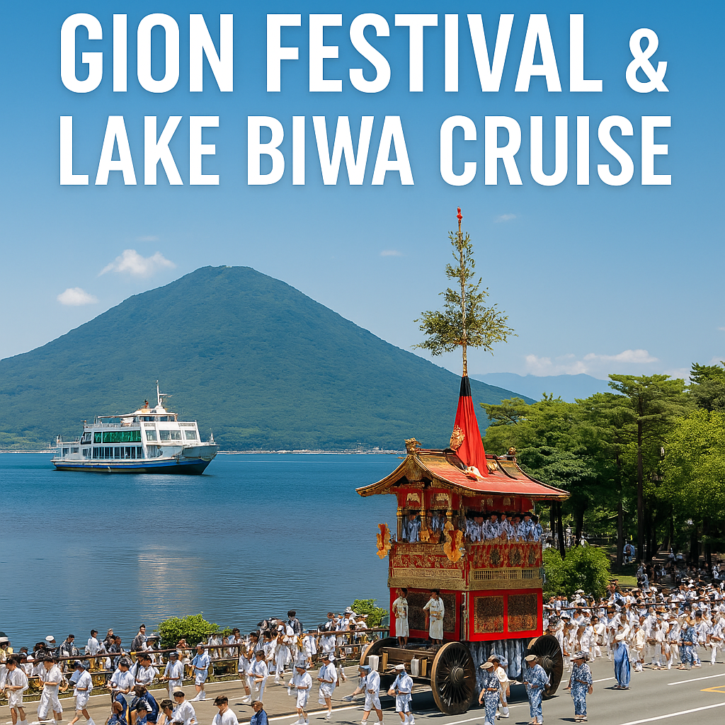 Kyoto Gion Festival & Lake Biwa Cruise Day Tour