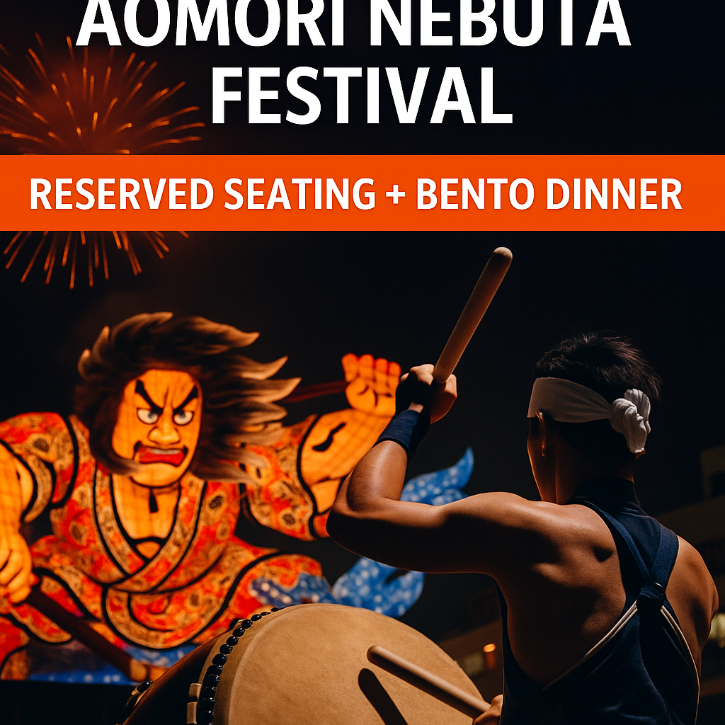 Book Your Reserved Seat at the Aomori Nebuta Festival + Bento Dinner