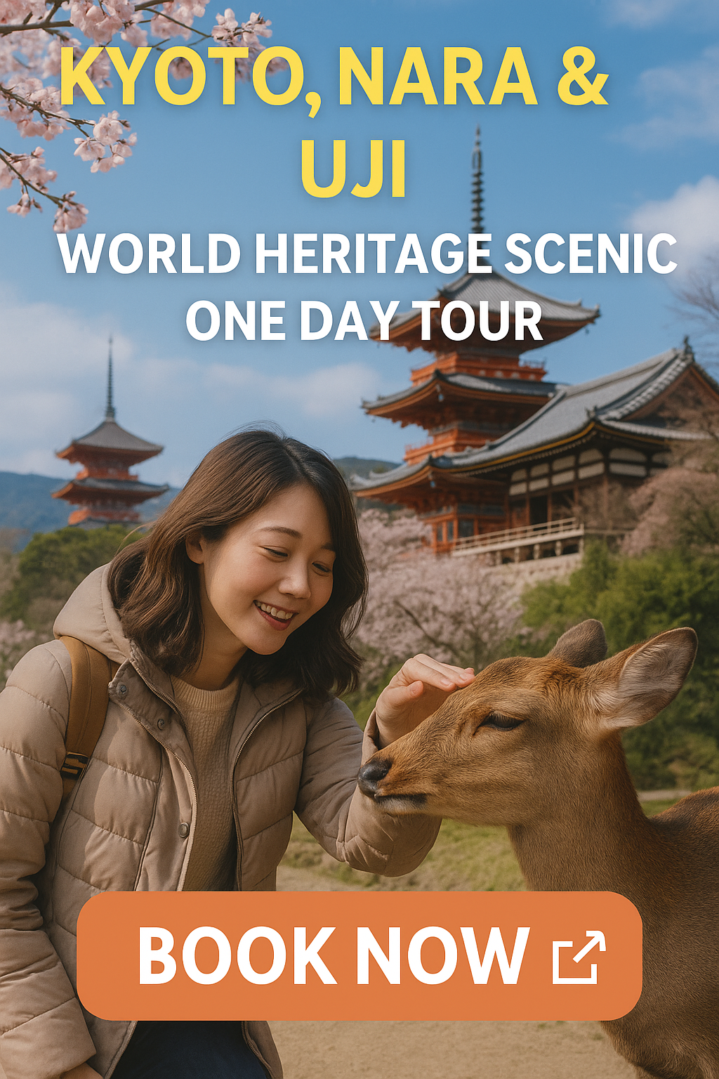 Explore Kyoto, Nara & Uji in One Day – A Journey Through Japan’s World Heritage Wonders