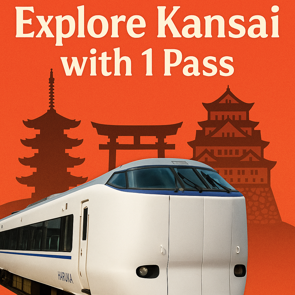 Have Fun in Kansai Pass + Haruka Express – Unlimited Travel Around Osaka & Kyoto!