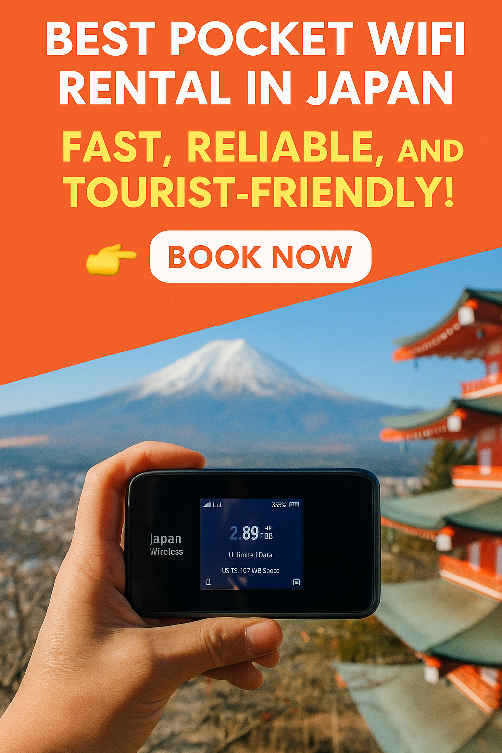 Best Pocket WiFi Rental in Japan | Japan Wireless